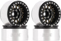 INJORA 1.9in Beadlock Wheel Rim - Super Heavy Brass & Aluminum Upgrade