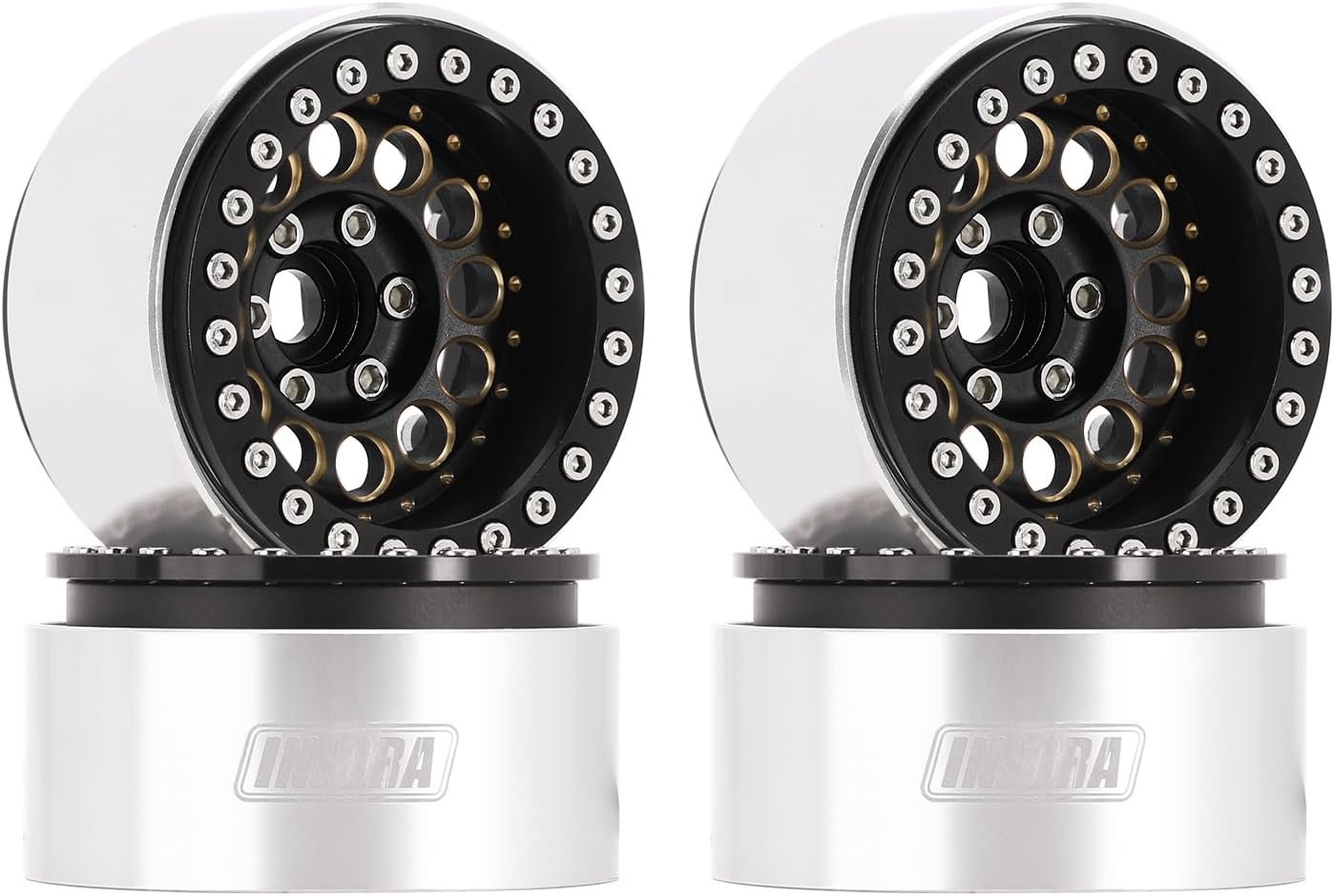 INJORA 1.9 Beadlock Wheel Rim for 1/10 RC Crawler Upgrades
