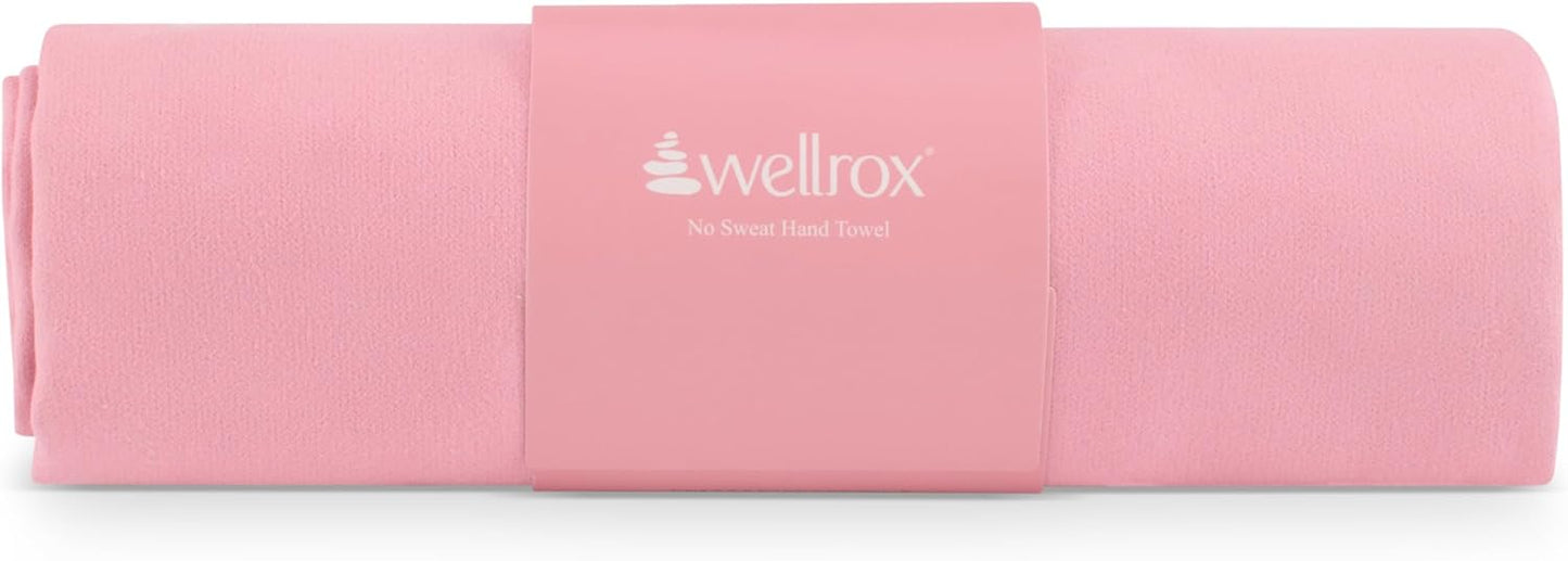 Absorbent Pink Yoga Towel by Wellrox