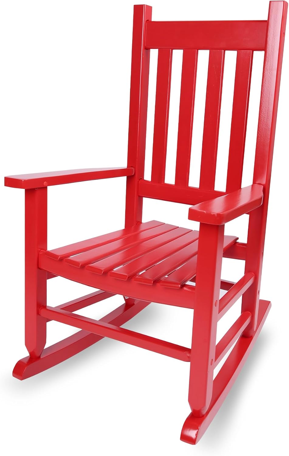 Kids Rocking Chair for Toddlers - Comfy Wooden Recliner