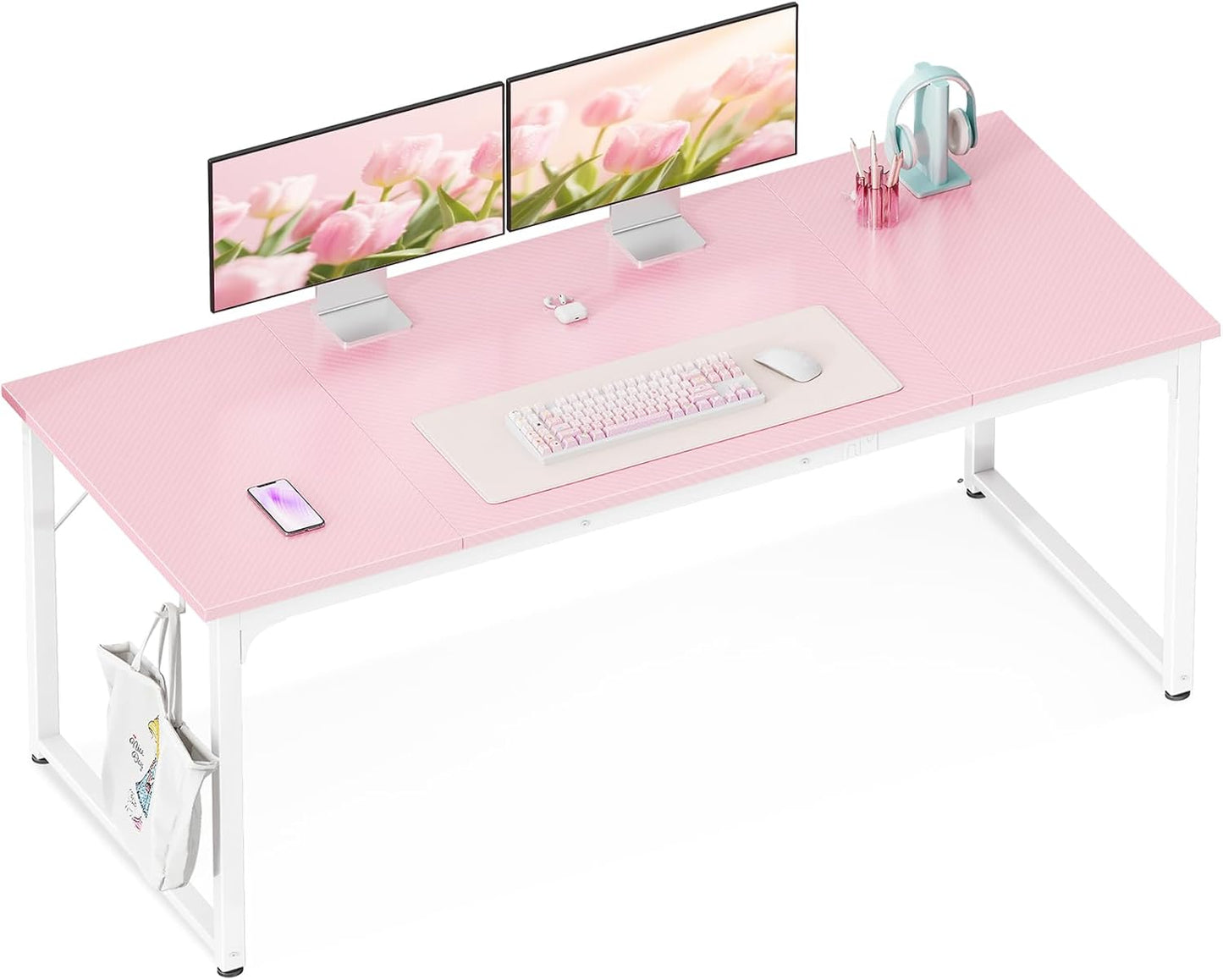 ODK 63 Inch Computer Desk for Home Office and Gaming Setup