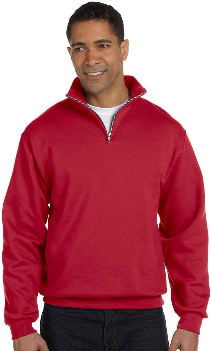 Jerzees Men's 1/4 Zip Sweatshirt - Cozy Comfort