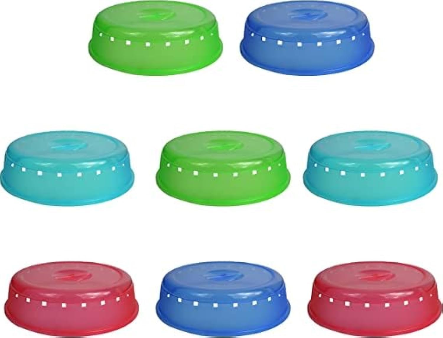 Keep Microwave Clean with Colorful Plate Covers!