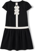 Gymboree Girls Short Sleeve Sweater Dress - Cotton Ponte Comfort
