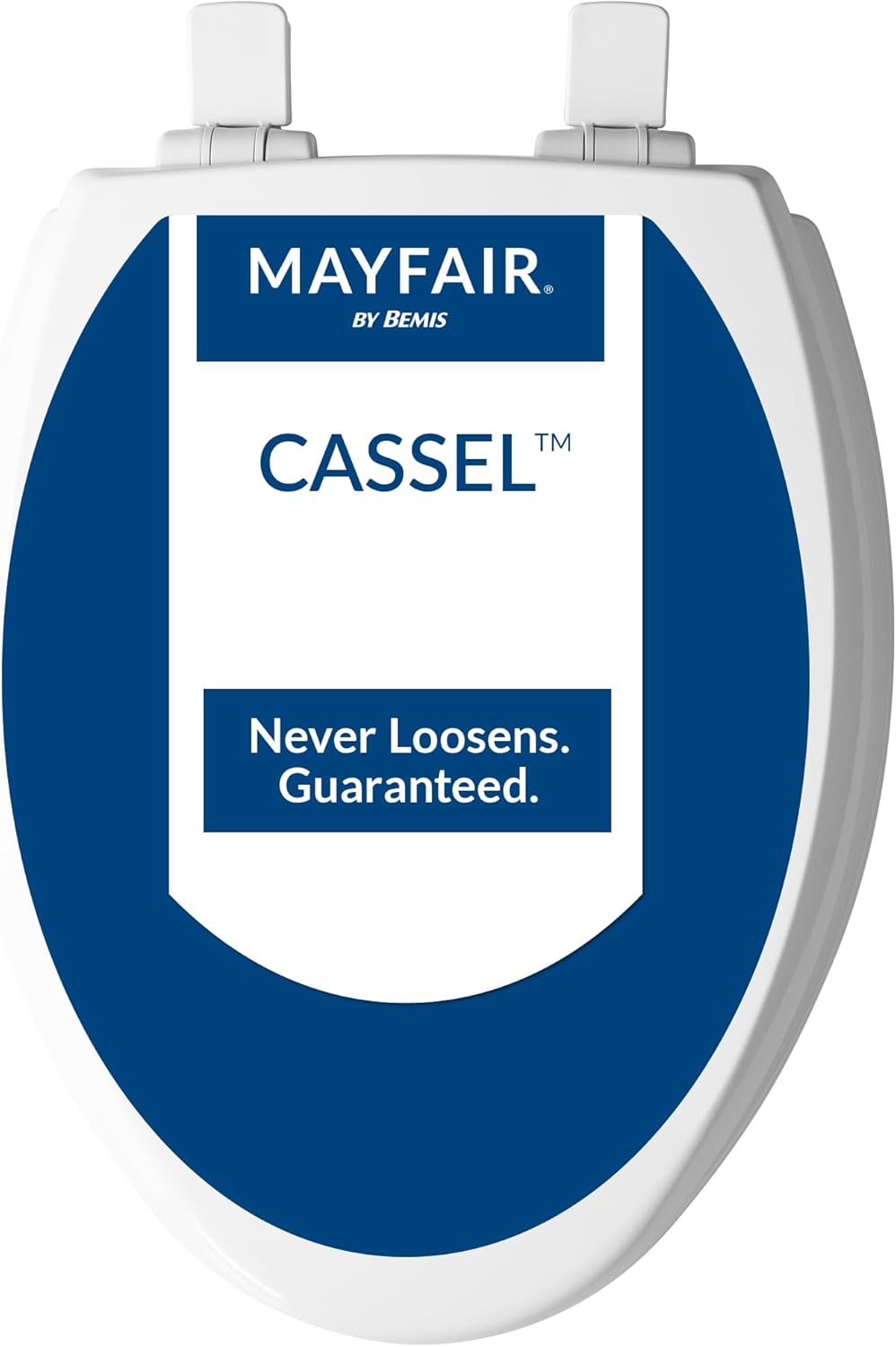 Mayfair Cassel Slow Close Toilet Seat for Elongated Toilets