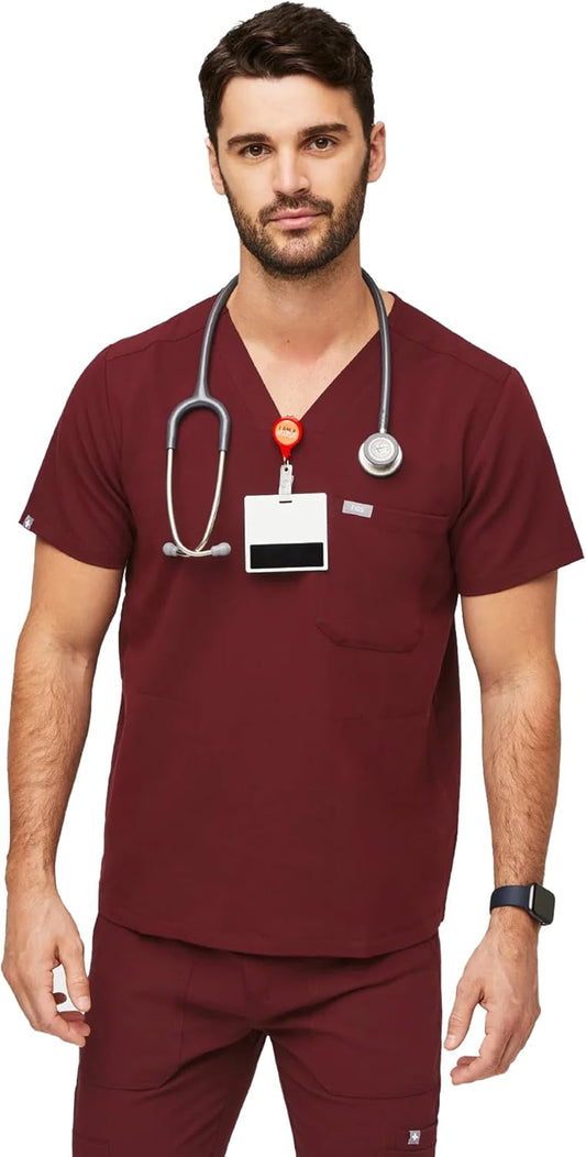 FIGS Chisec Scrub Top for Men - Comfort and Style Combined
