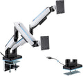 Heavy Duty Dual Monitor Arm up to 35 in for Dual Curved Screens - RGB