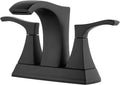 Pfister Venturi Bathroom Sink Faucet with Matte Black Finish
