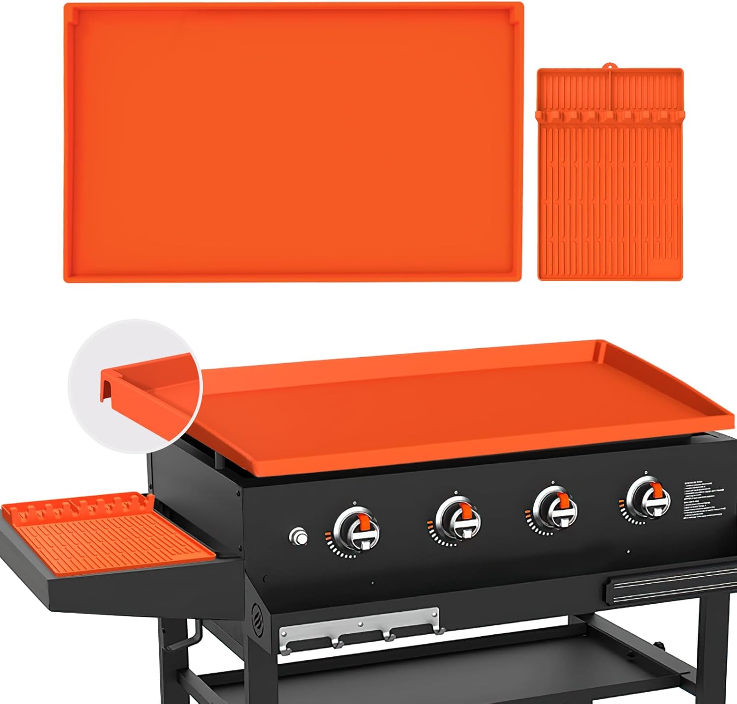 Full-Edge 36in Blackstone Silicone Griddle Cover for All-Season Use