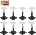 8 PCS Adjustable House Floor Jacks 11ft - 16ft Mini Screw Jack