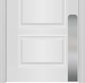 Dog Scratch Door Protection Plate Satin Nickel 4x30in - Slim Pet