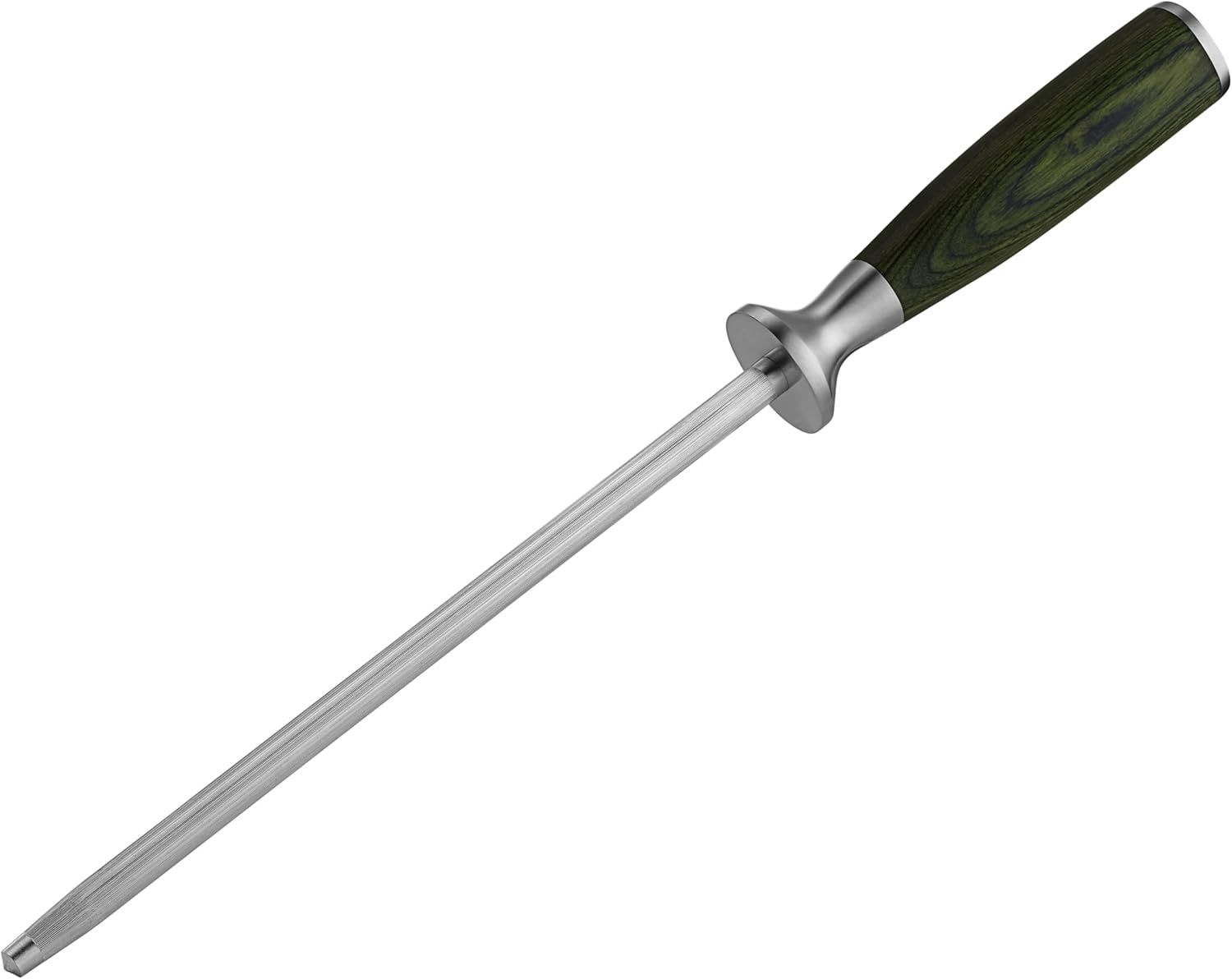 9-Inch Japanese Damascus Honing Rod for Precision Knife Care