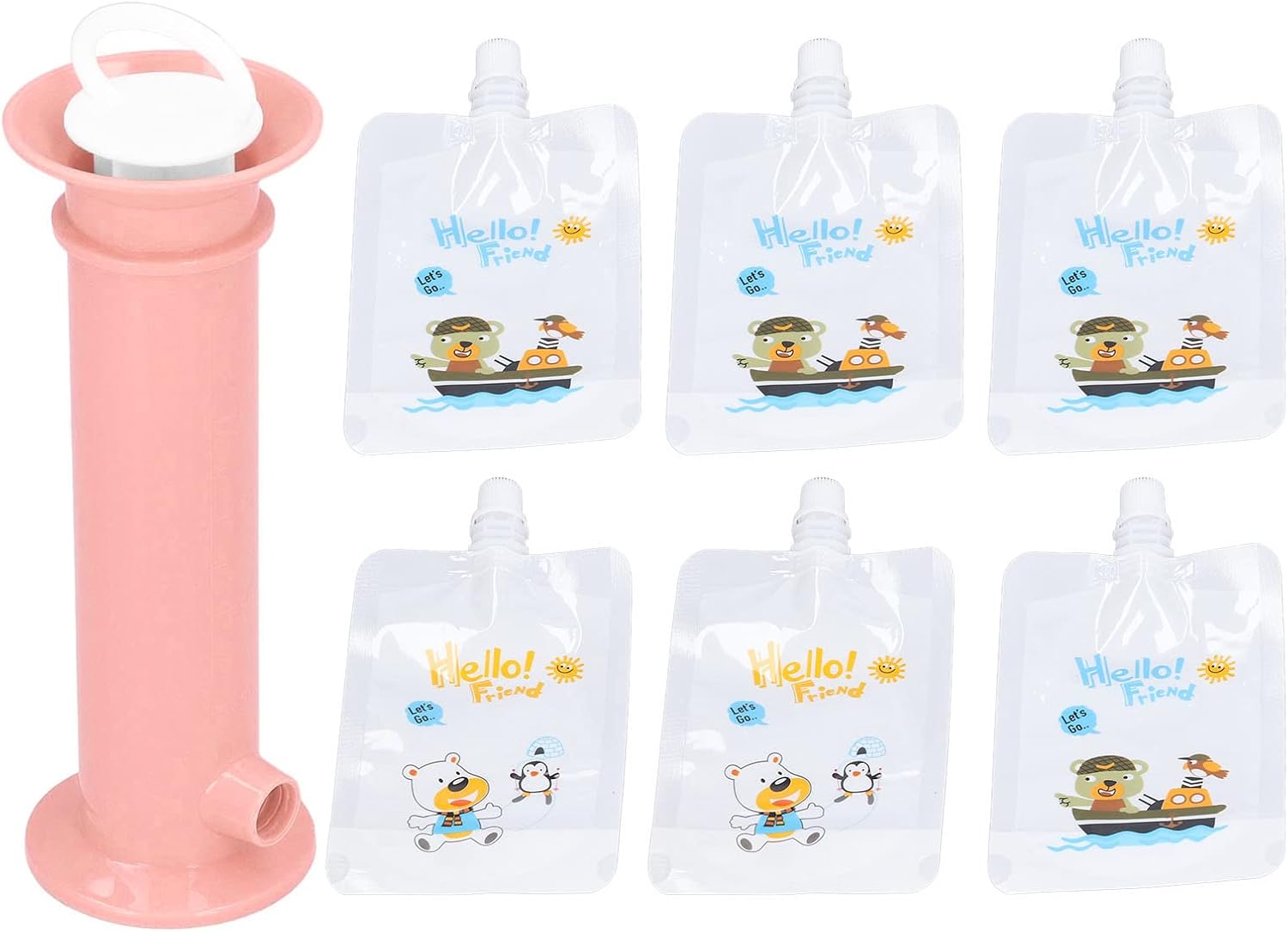 Refillable Baby Food Pouch for Mess-Free Feeding