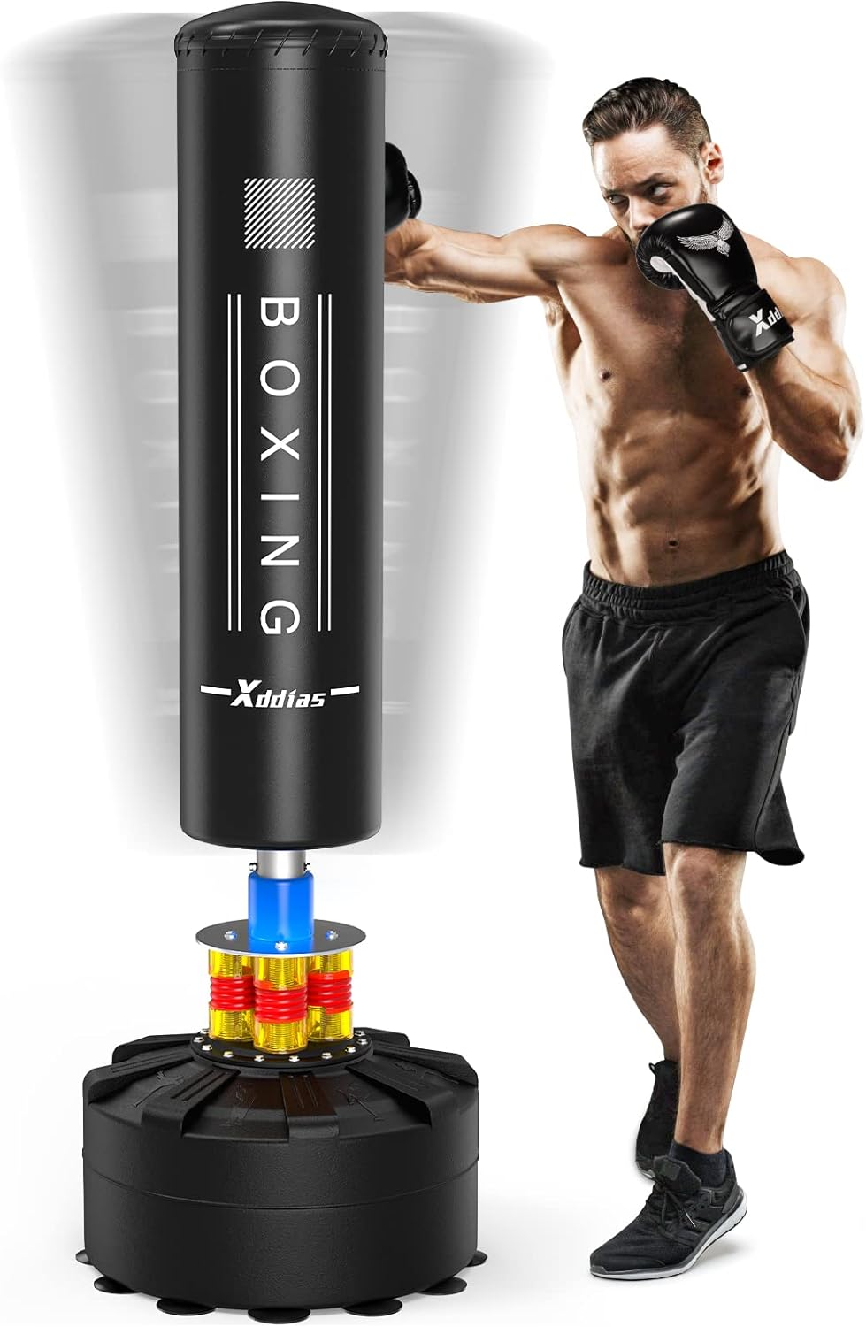 XDDIAS 70'' Freestanding Punching Bag: MMA Power!