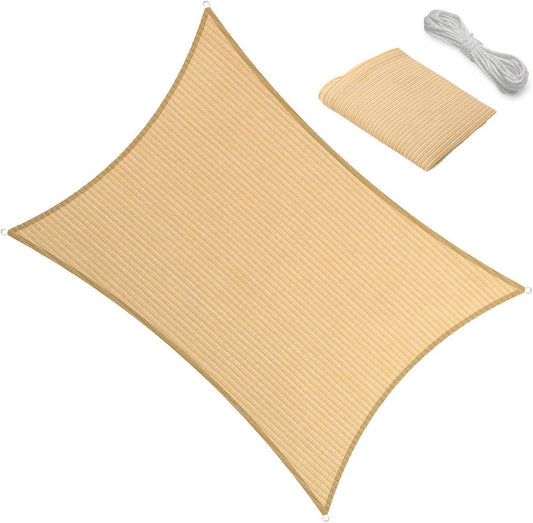 16ft x 21ft Sun Shade Sail Canopy for Outdoor Patio and Garden