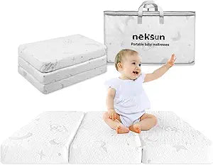 NEKSUN Pack and Play Mattress Pad for Comfortable Baby Sleep