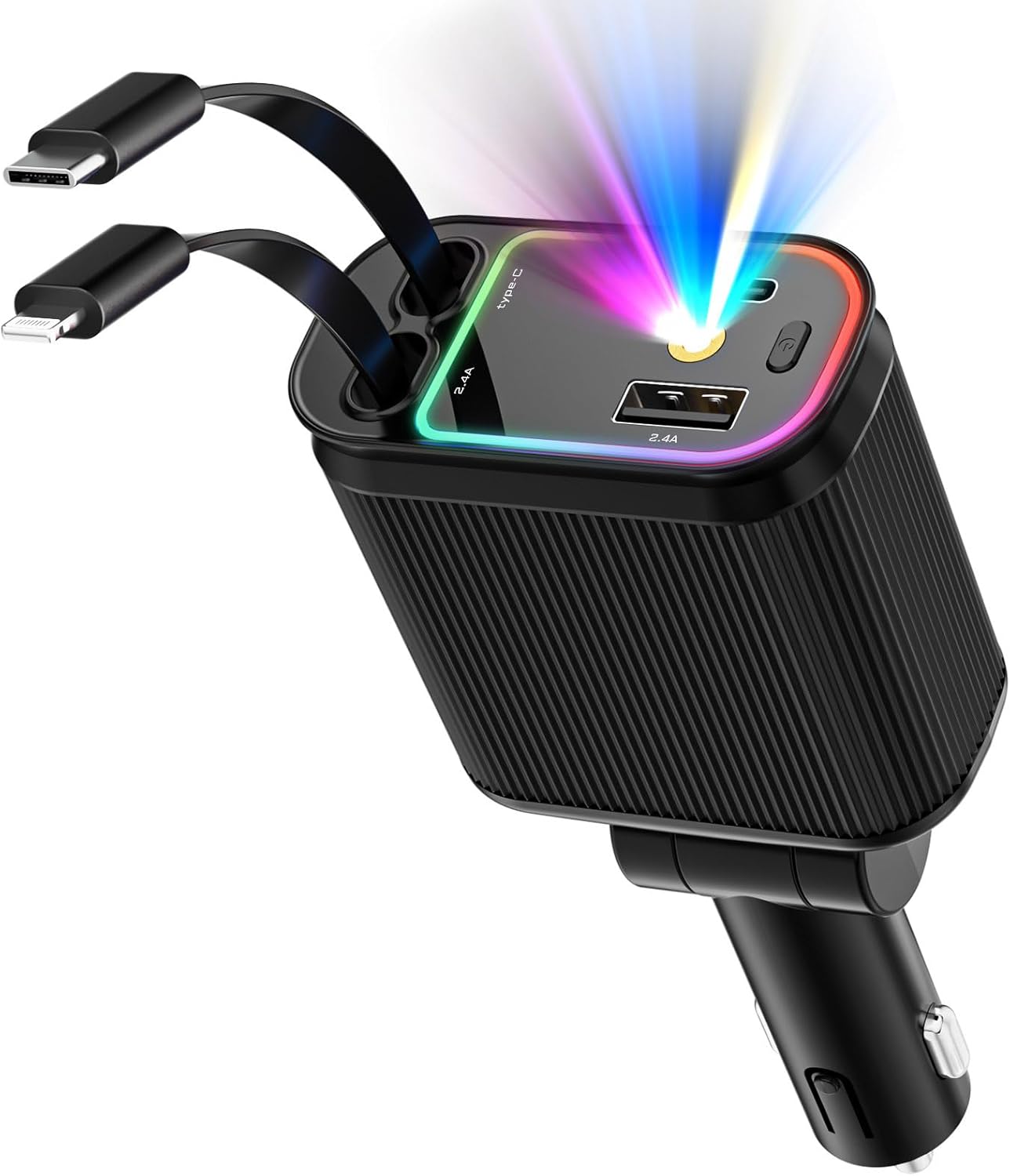 66W Fast Car Charger with Starlight by Crazytree