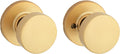 Kwikset Pismo Interior Passage Door Knob with Microban Protection