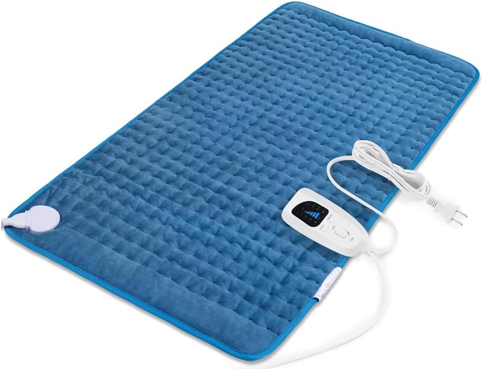 Electric Heating Pad for Back, Neck, and Abdomen Relief