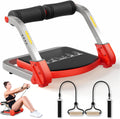 Ab Trainer Crunch Machine for Stomach Workout - 4 Resistance Levels