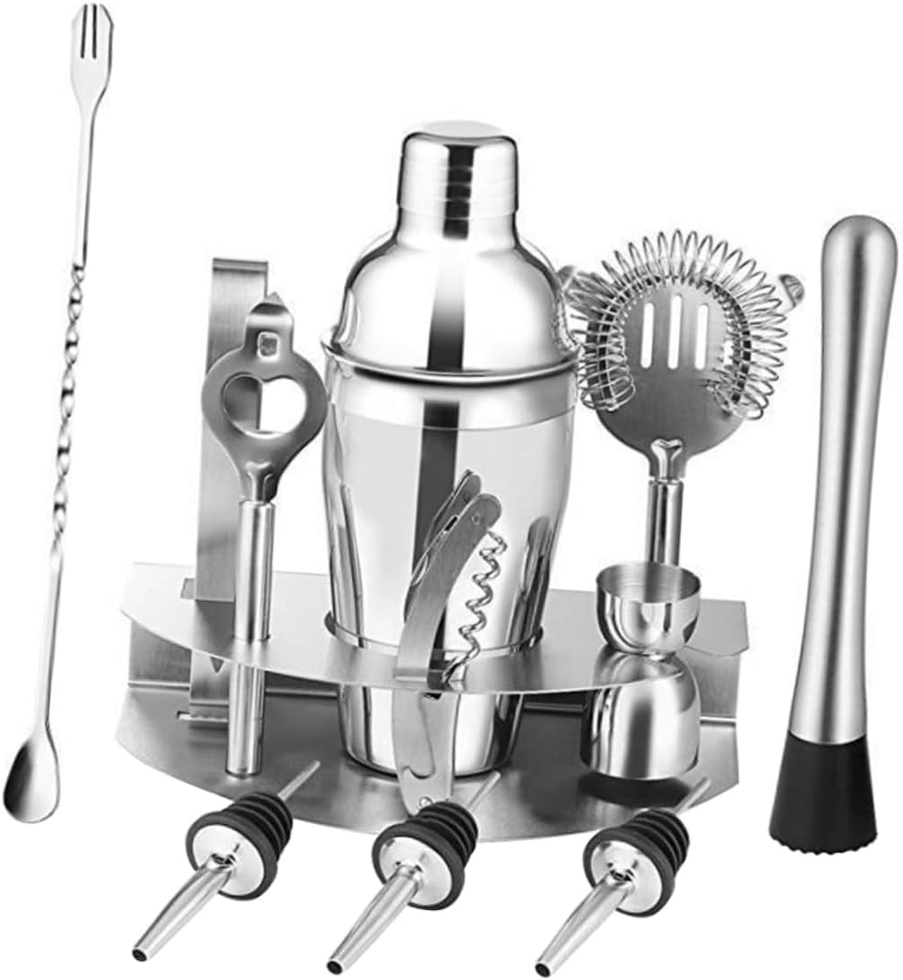Stainless Steel Cocktail Shaker Set - Mix Drinks Like a Pro!