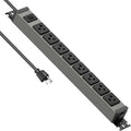 Heavy Duty Power Strip Wall Mount 20 Amp Surge Protector - Metal 8