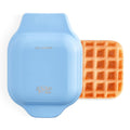 DASH Mini Waffle Maker - Quick Non-Stick 4 Waffles (Blue)
