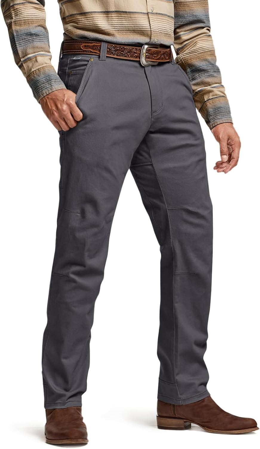 CQR Men's Motion Utility Casual Pants for Outdoor Adventures