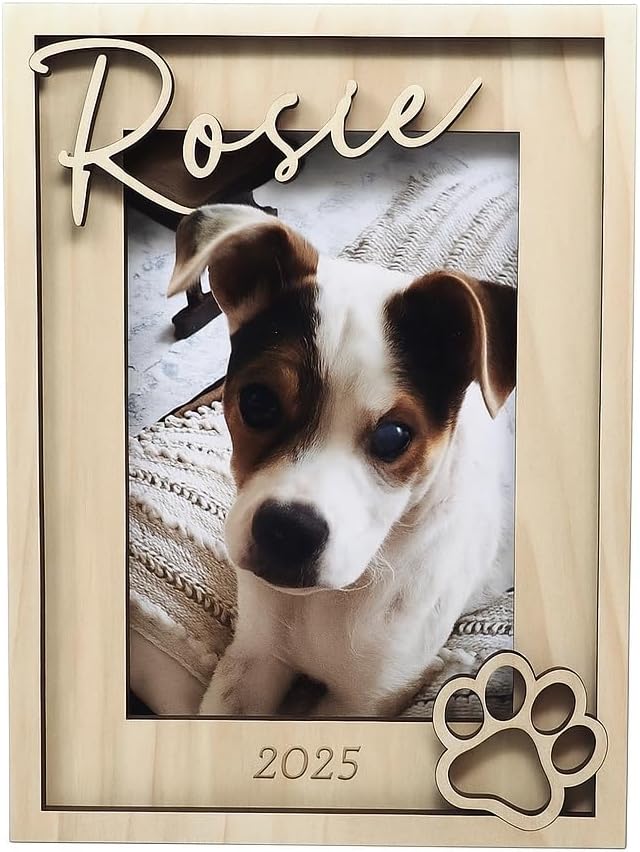 Personalized Dog Picture Frame for Pet Memorials and Gifts