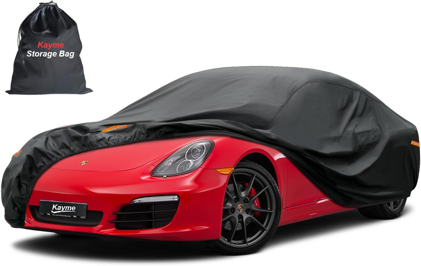 Kayme 7 Layers Car Cover Waterproof All Weather for Coupe