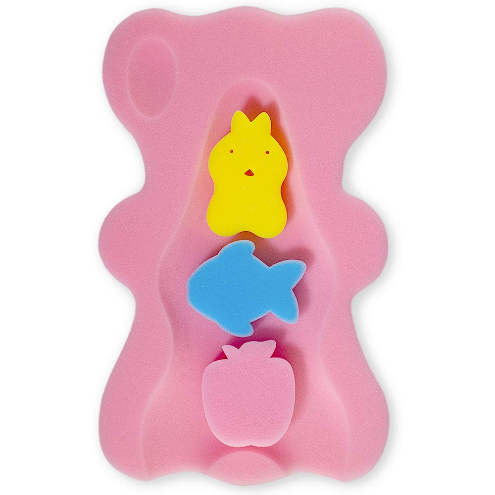 Skid-Proof Pink Baby Bath Mat - Soft & Odor-Free!