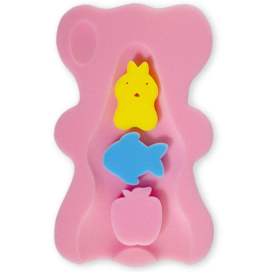 Skid-Proof Pink Baby Bath Mat - Soft & Odor-Free!