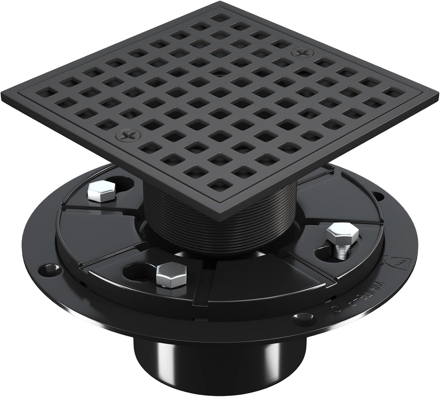 4 Inch Square Shower Floor Drain for Fast Drainage and Style