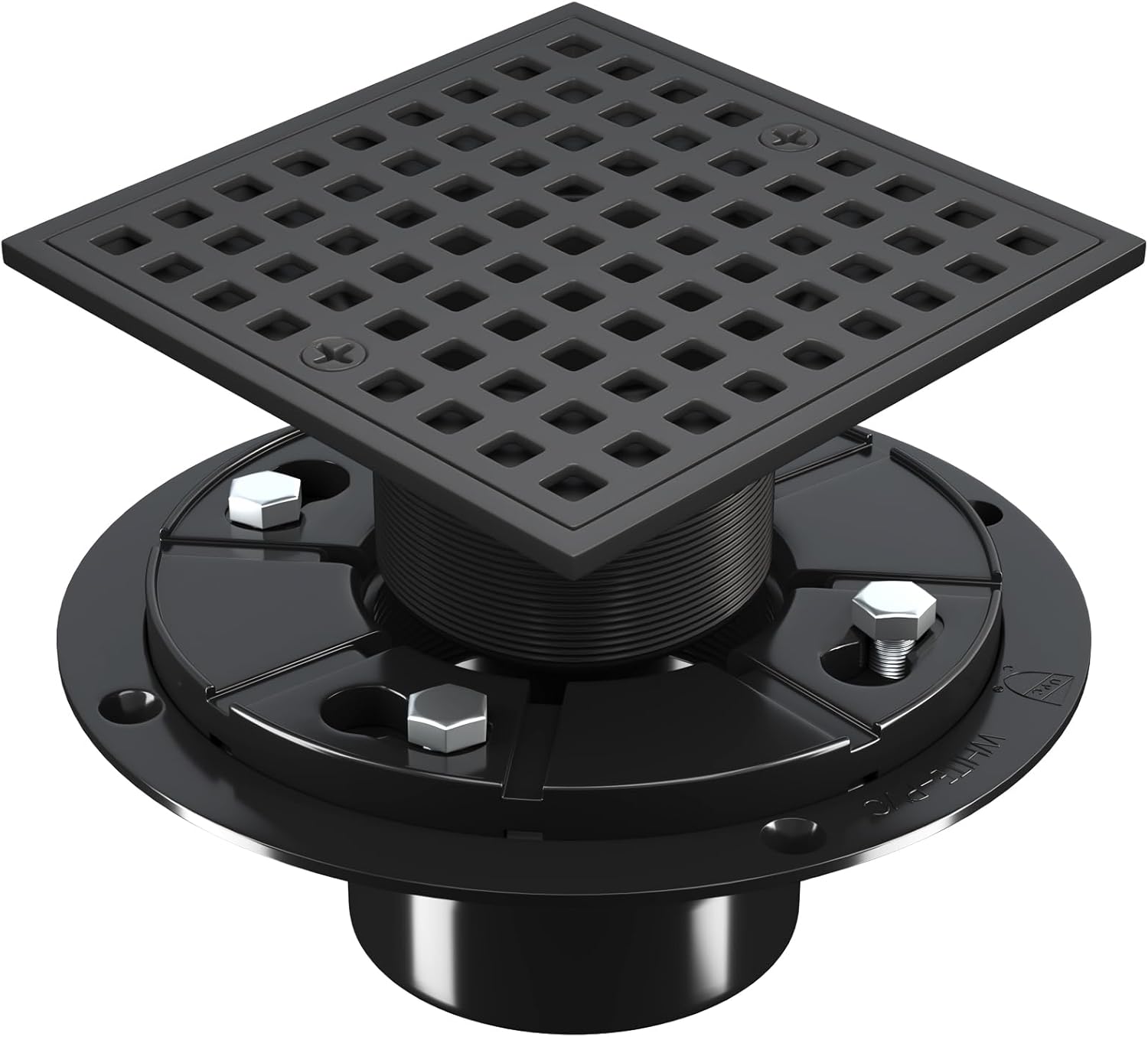 4 Inch Square Shower Floor Drain for Fast Drainage and Style