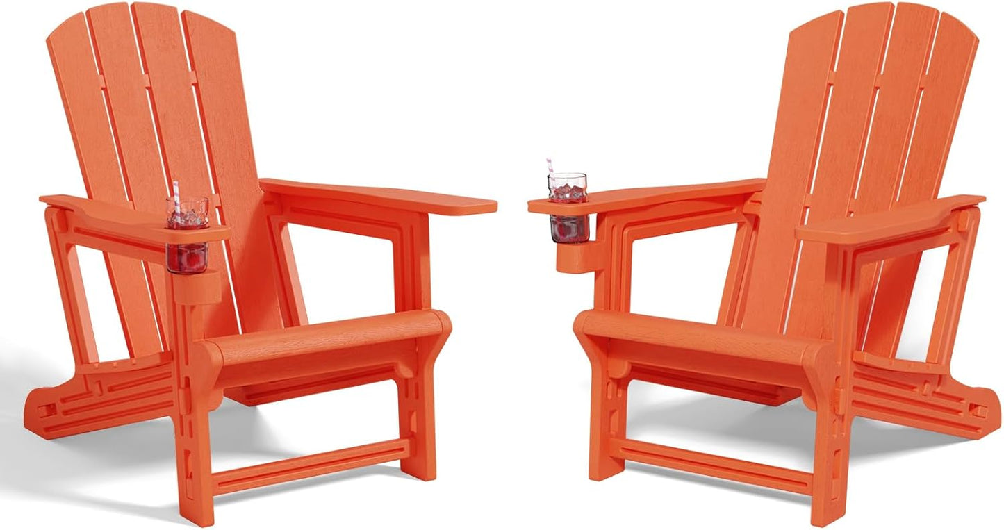 Adirondack Chair Set of 2 for Outdoor Comfort and Style