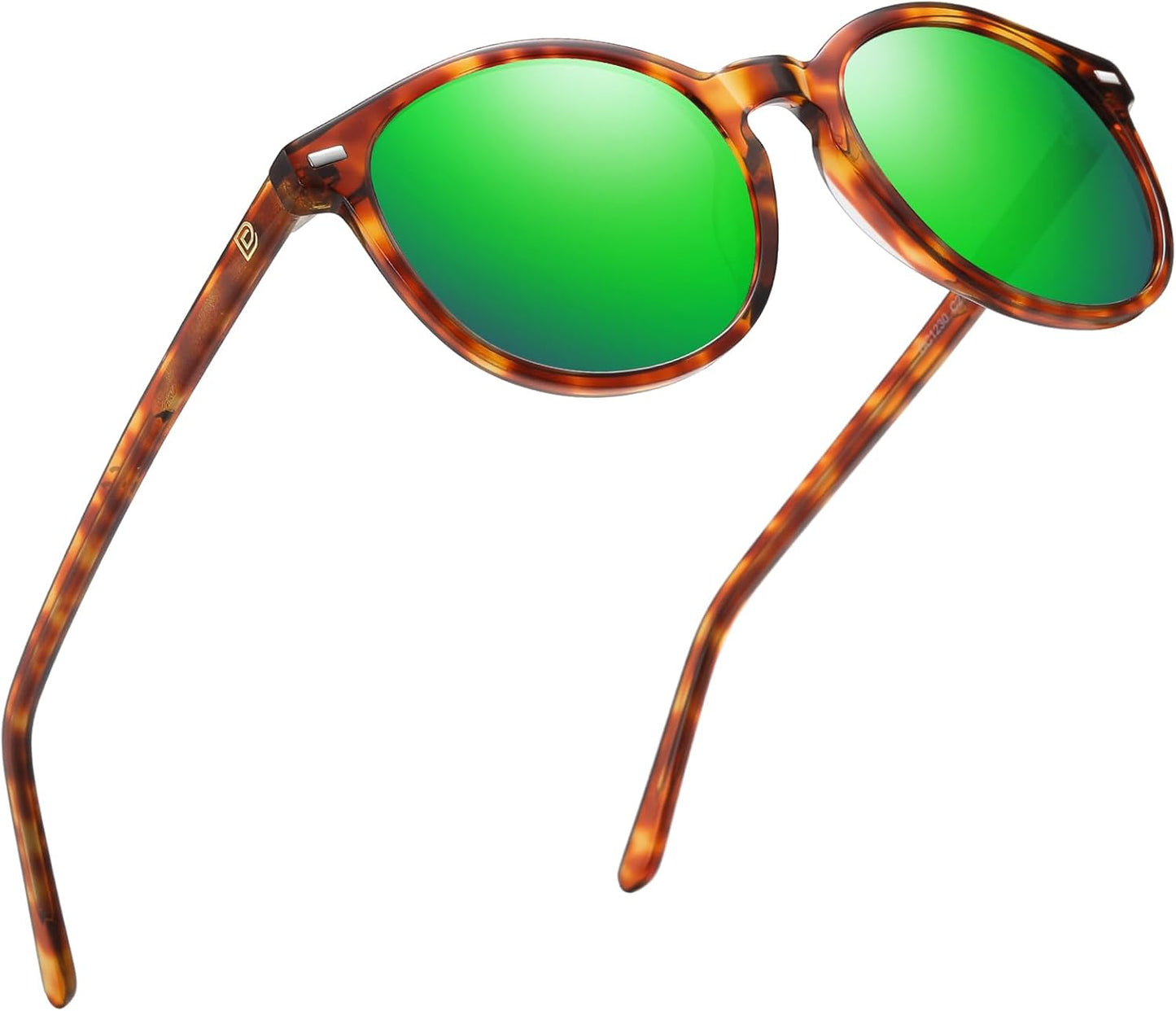 DUCO Polarized Sunglasses for Women Retro Round Vintage Shades