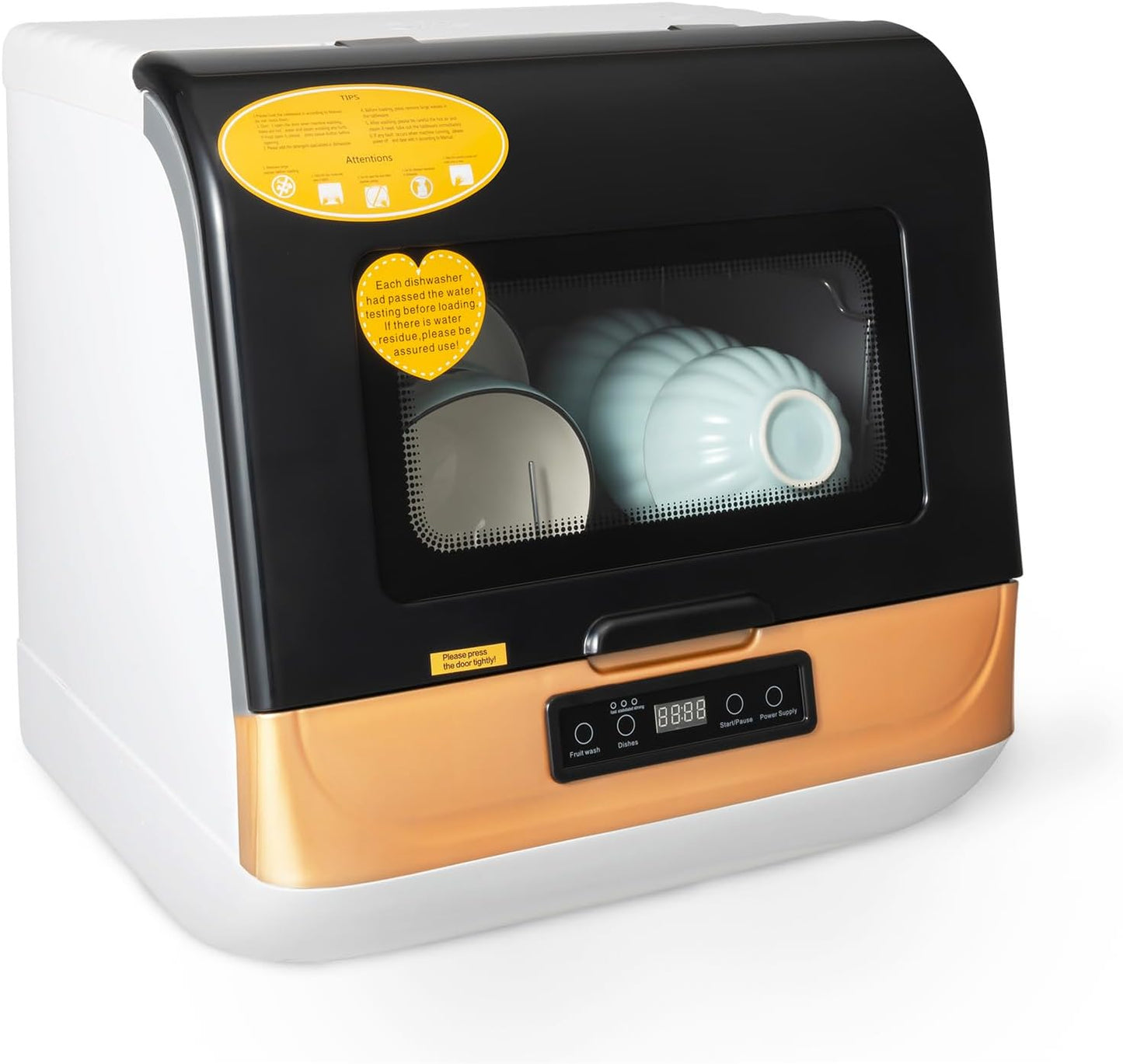Portable Mini Dishwasher with 3 Wash Modes for Easy Cleaning