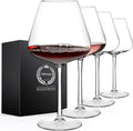 Chouggo Super Large 28Oz Wine Glasses Set of 4 - Elegant, Hand Blown