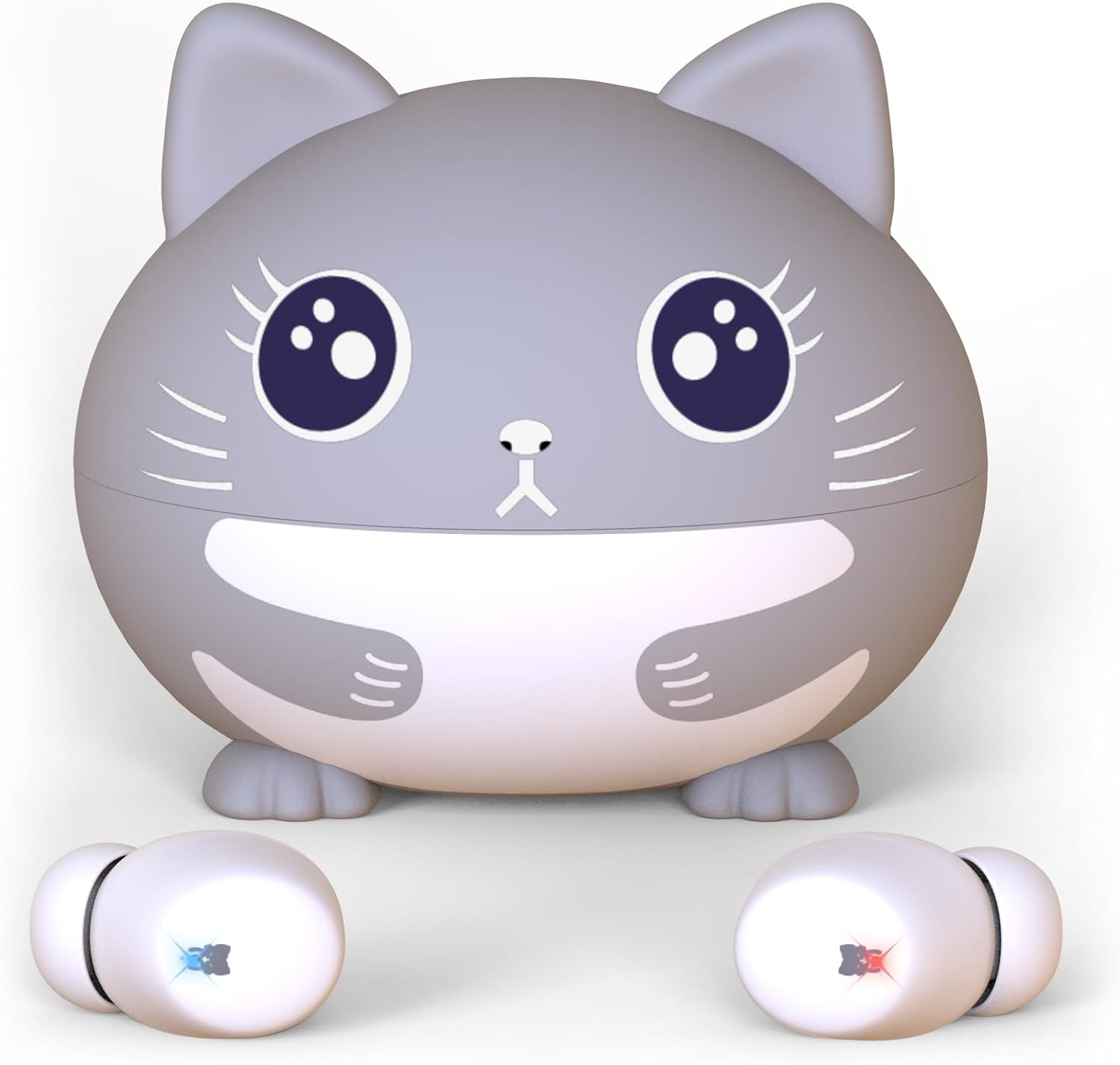 COOTIMOCK Kids Cat Earbuds: Safe Volume, Waterproof, 30H Playtime