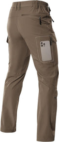 Men's Hiking Cargo Pants with Air Vents and Convertible Hem