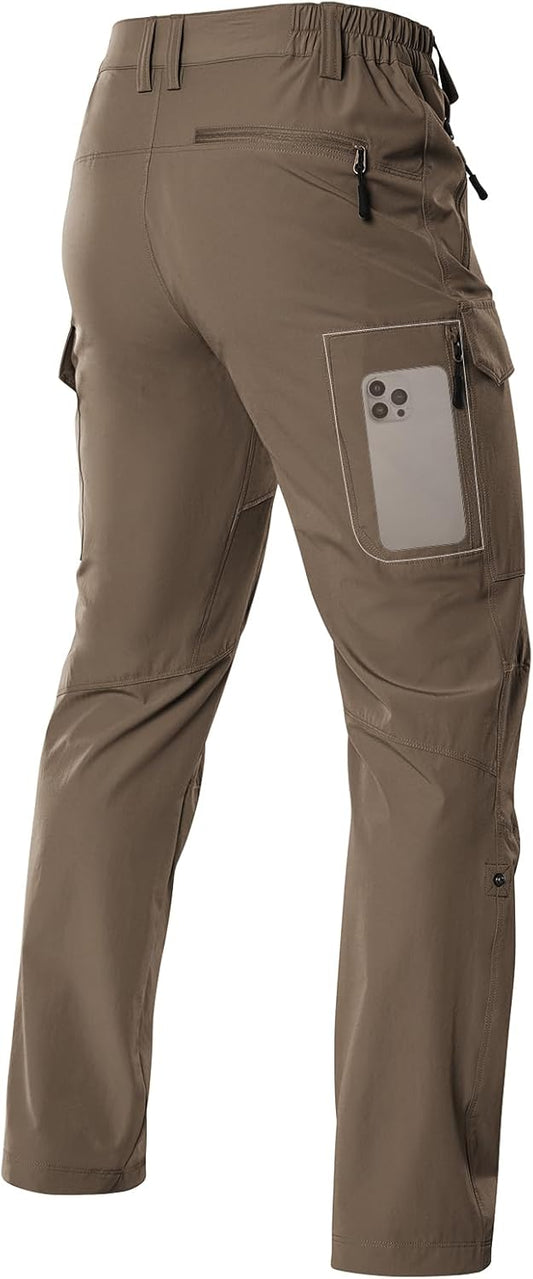 Moosehill Men's Hiking Cargo Pants for Tactical Outdoor Adventures