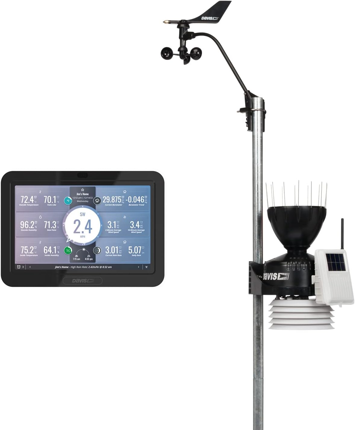 Davis Vantage Pro2 Wireless Weather Station with WeatherLink Console