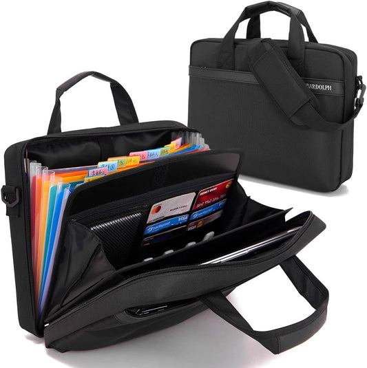 BARDOLPH Accordion File Folder with Handle for Easy Organization