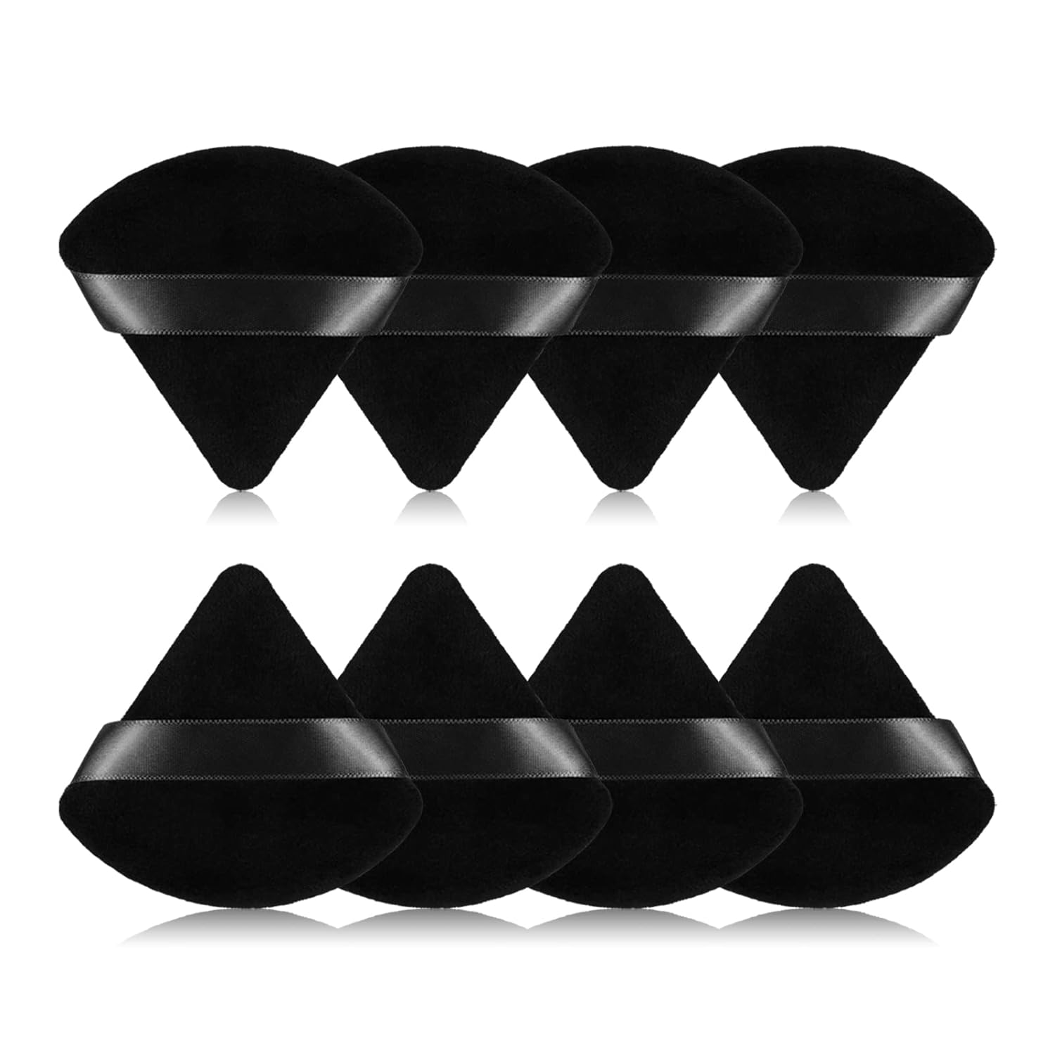 8pc Ultra-soft Triangular Makeup Sponges Set by RAREIUS