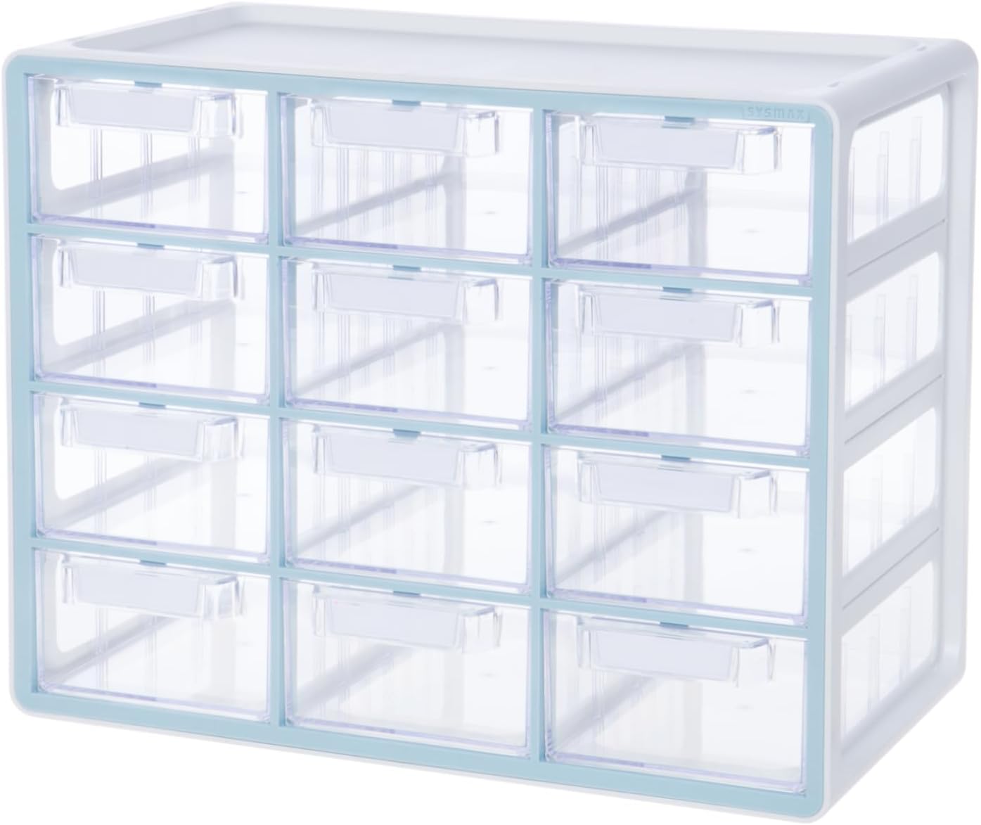Blue Ginkgo Large 12-Drawer Cabinet for Craft and Office Storage