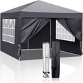 Bonnlo 10x10 Outdoor Pop-Up Canopy for Events and Camping Use