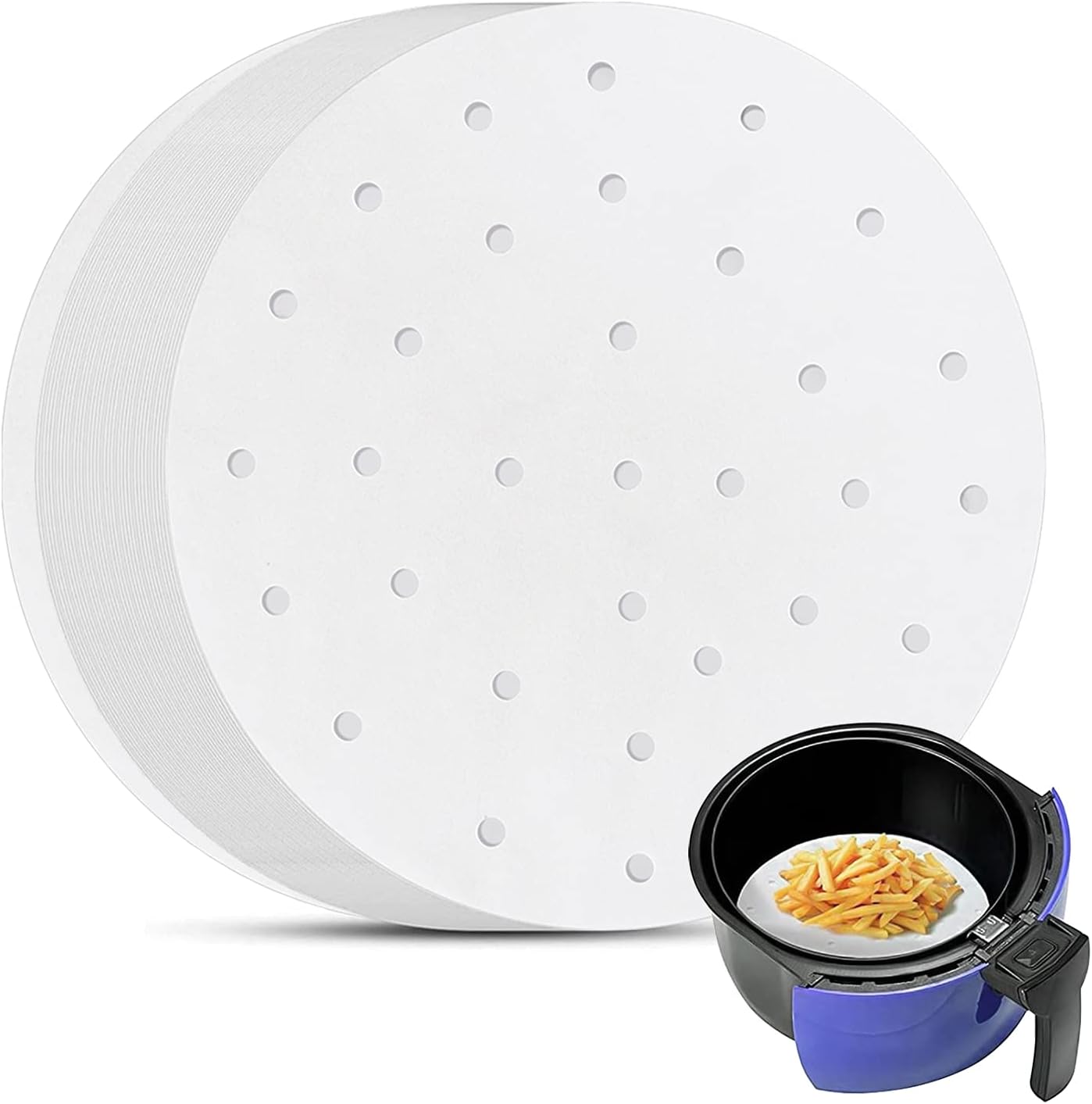 YQL 7 Air Fryer Liner, 200PCS Parchment Paper - Non-Stick!