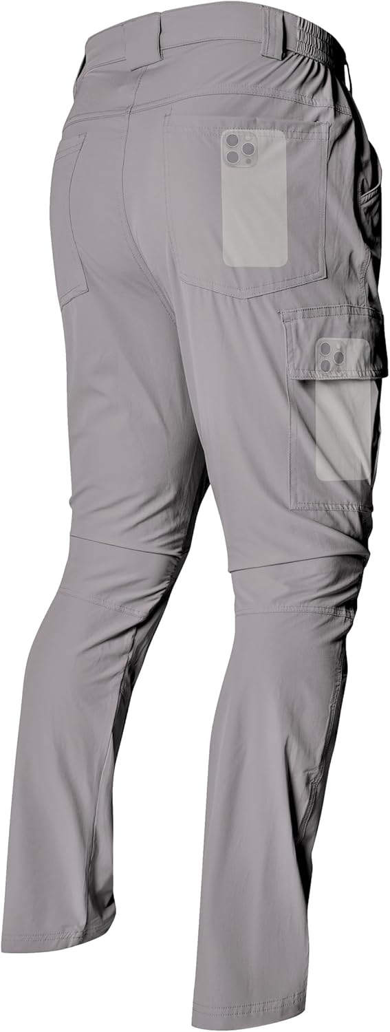 Men's Lightweight Hiking Cargo Pants for Outdoor Adventures
