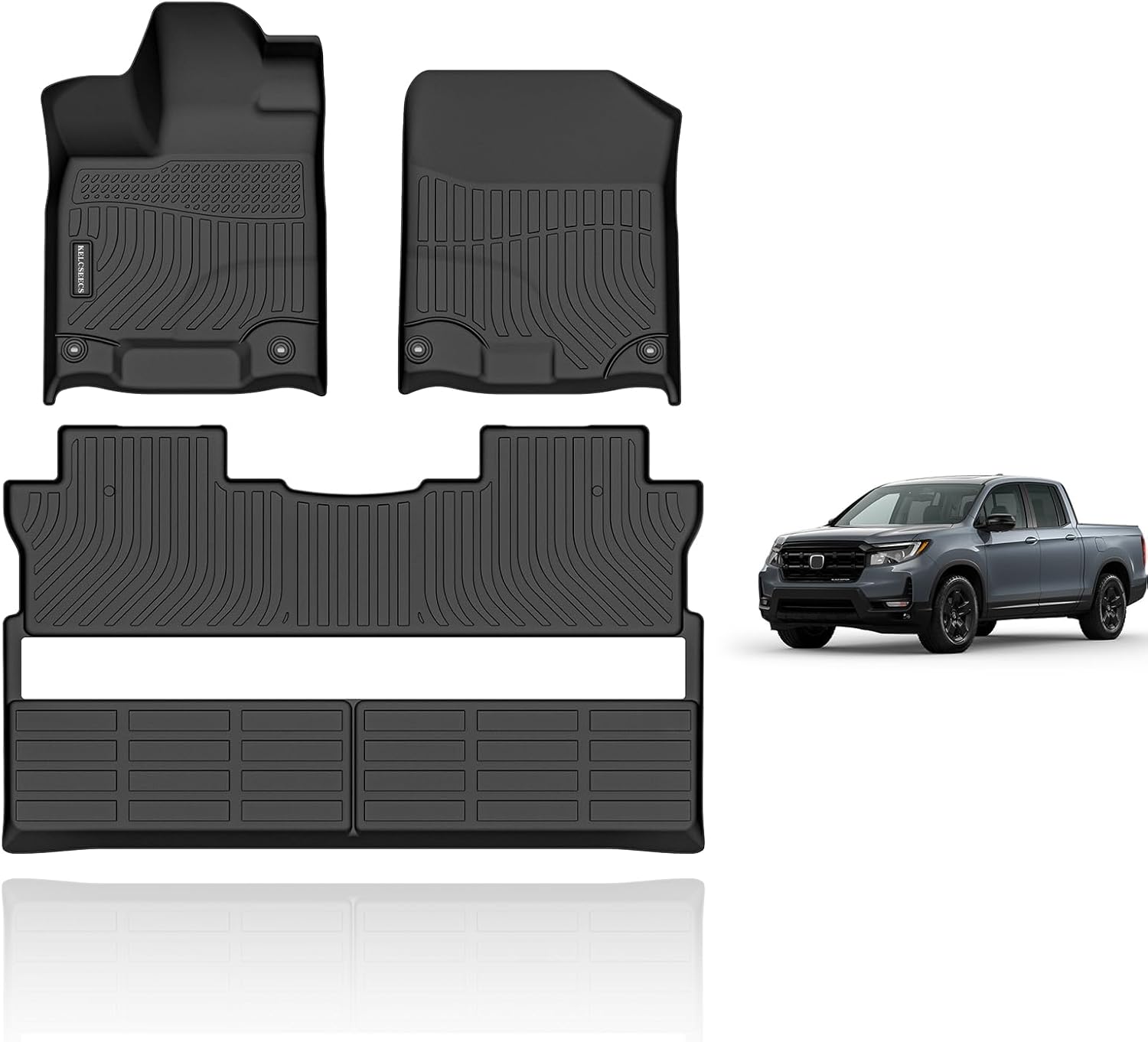 KELCSEECS Custom Floor Mats for Honda Ridgeline 2017-2025