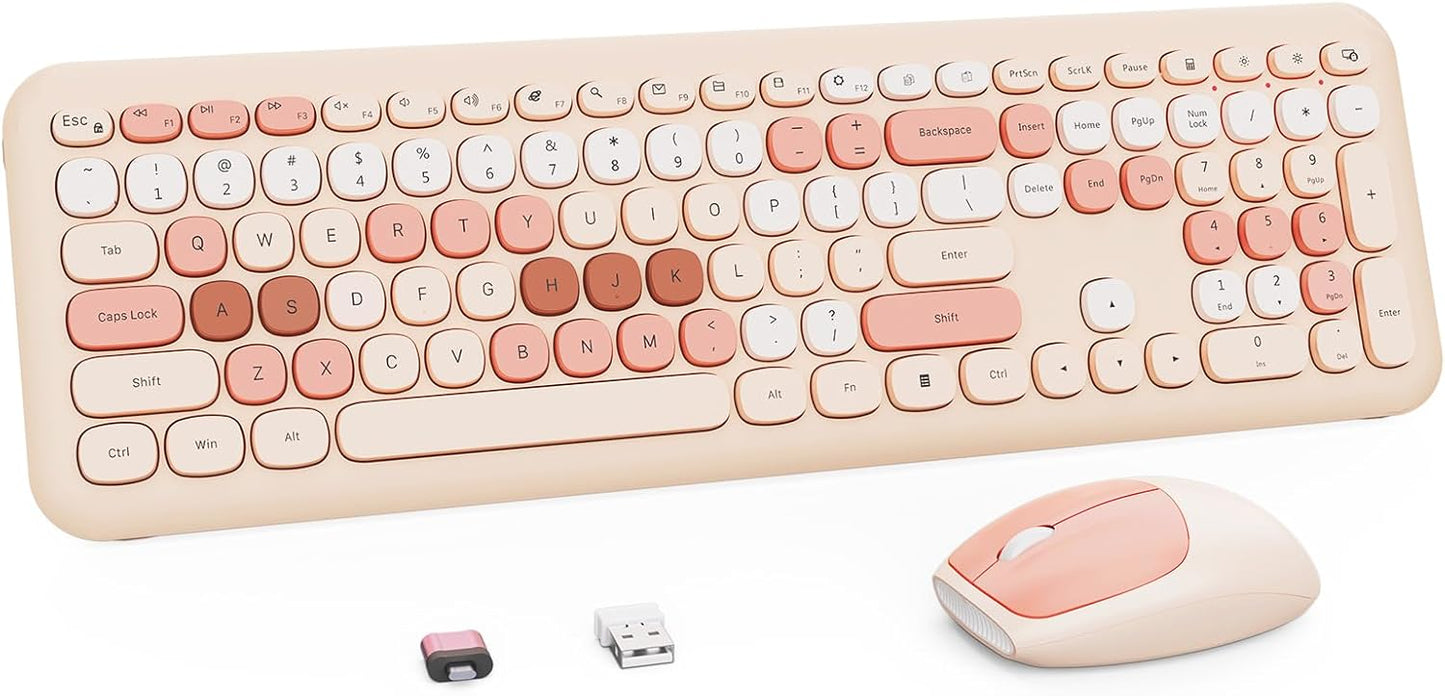 Retro Typewriter Wireless Combo for Effortless Typing